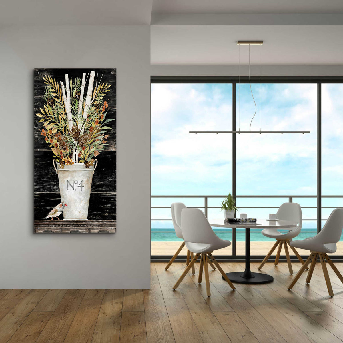 Epic Art 'Fall No. 4 Bouquet' by Cindy Jacobs, Acrylic Glass Wall Art,24x48