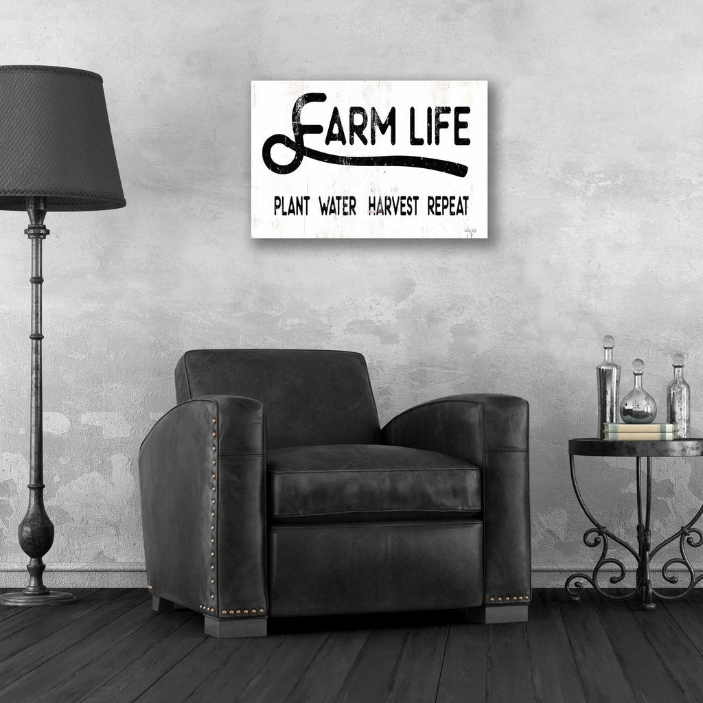 Epic Art 'Farm Life' by Cindy Jacobs, Acrylic Glass Wall Art,24x16