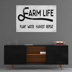 Epic Art 'Farm Life' by Cindy Jacobs, Acrylic Glass Wall Art,36x24