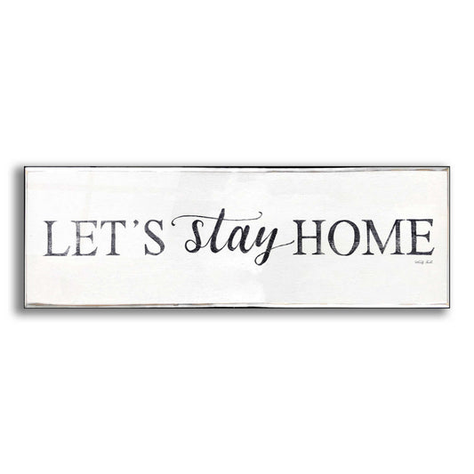 Epic Art 'Let's Stay Home II' by Cindy Jacobs, Acrylic Glass Wall Art