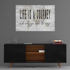 Epic Art 'Life is a Journey' by Cindy Jacobs, Acrylic Glass Wall Art,36x24