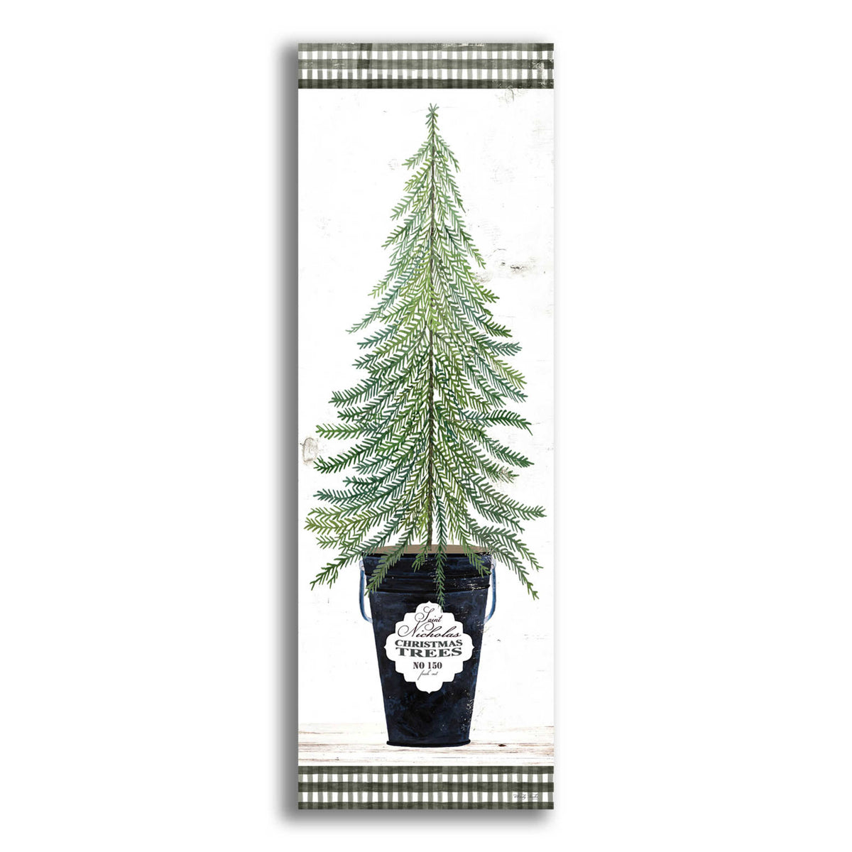 Epic Art 'Fir Tree' by Cindy Jacobs, Acrylic Glass Wall Art