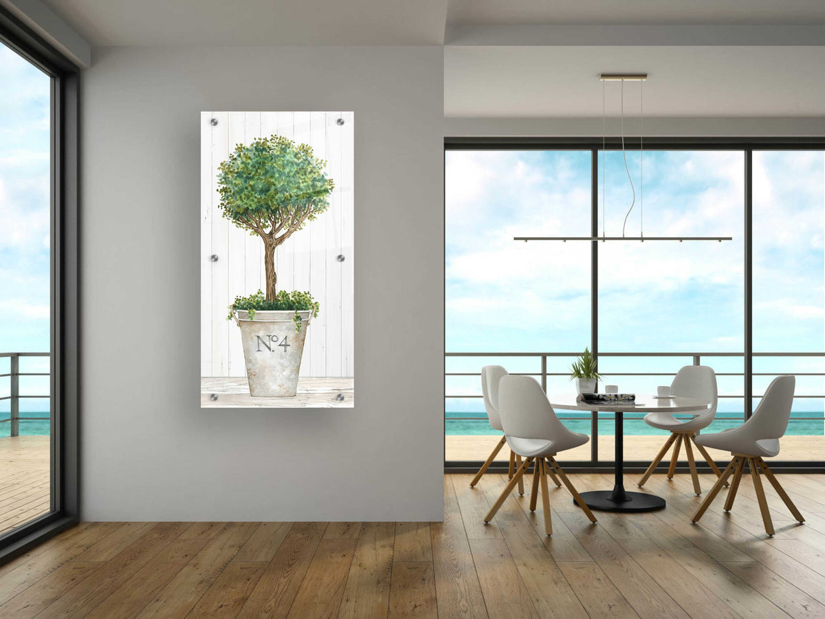 Epic Art 'Magnificent Topiary II' by Cindy Jacobs, Acrylic Glass Wall Art,24x48