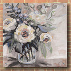 Epic Art 'Delighted Greige' by Jeanette Vertentes, Acrylic Glass Wall Art,36x36