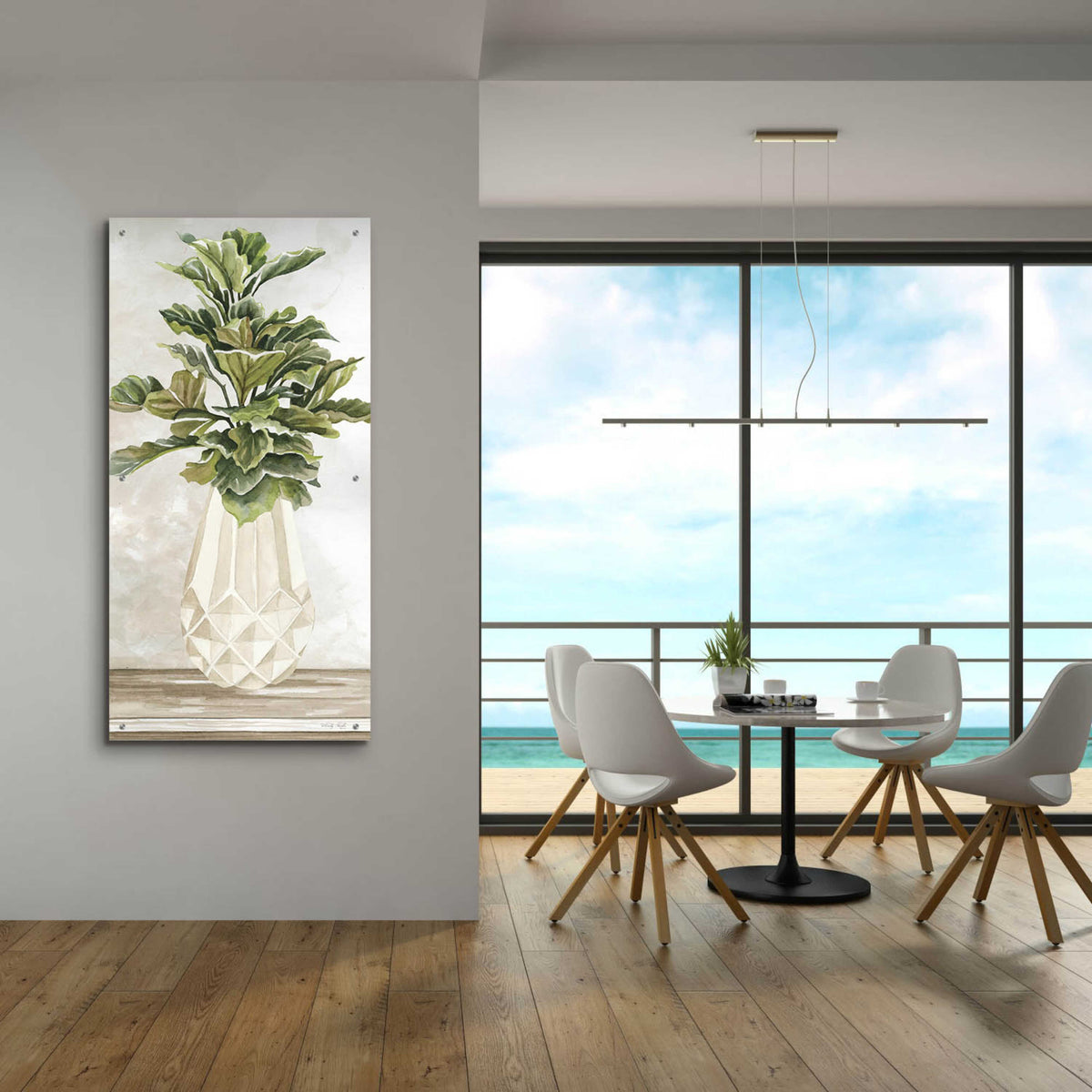 Epic Art 'Simple Beauty II' by Cindy Jacobs, Acrylic Glass Wall Art,24x48