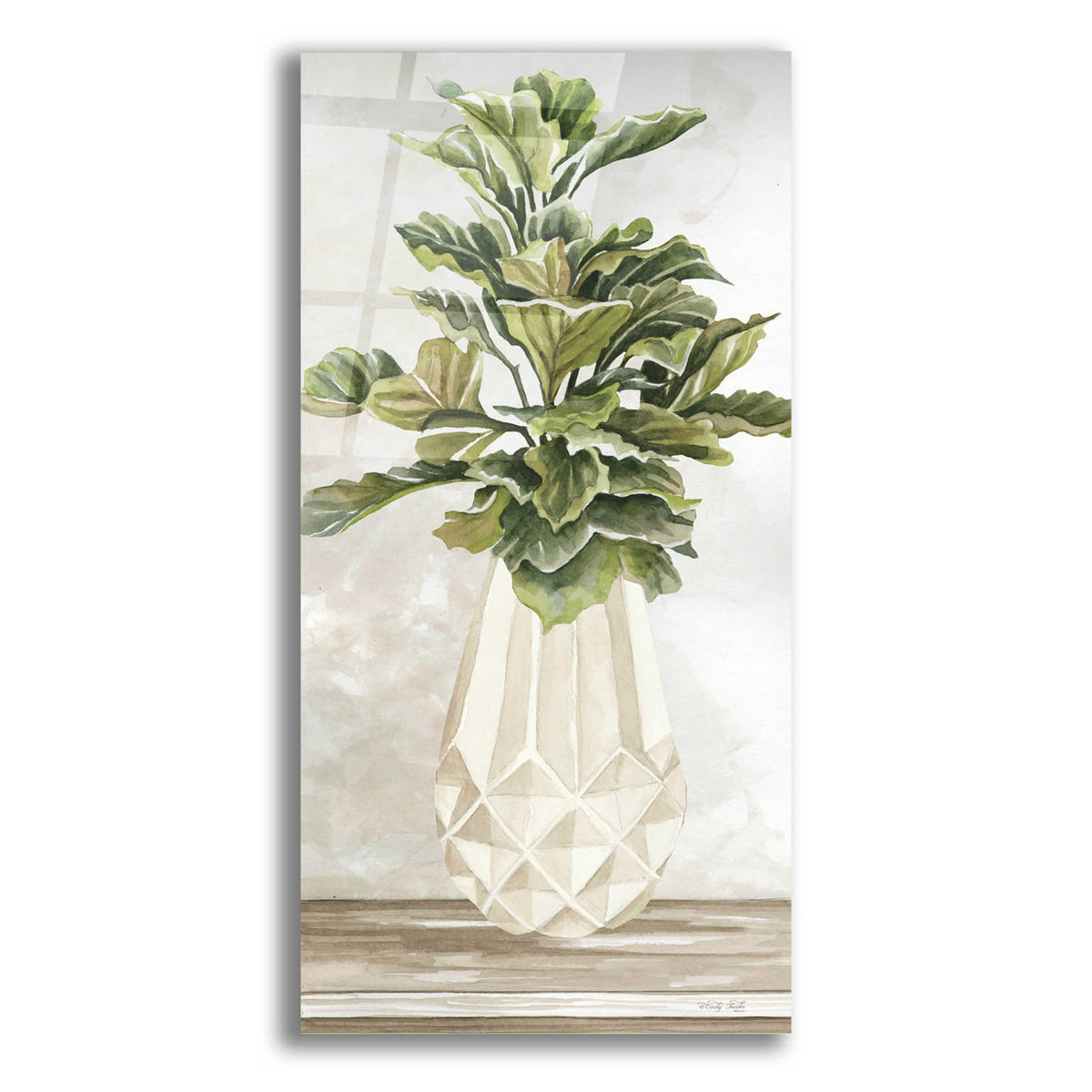 Epic Art 'Simple Beauty II' by Cindy Jacobs, Acrylic Glass Wall Art