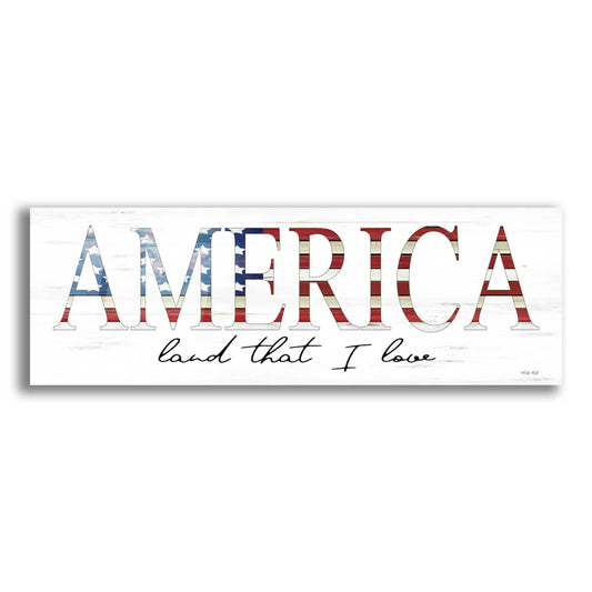 Epic Art 'America Land That I Love' by Cindy Jacobs, Acrylic Glass Wall Art