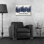 Epic Art 'Navy Trees Adventure' by Cindy Jacobs, Acrylic Glass Wall Art,24x16