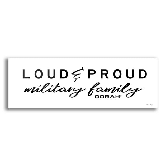 Epic Art 'Loud & Proud Military Family' by Cindy Jacobs, Acrylic Glass Wall Art