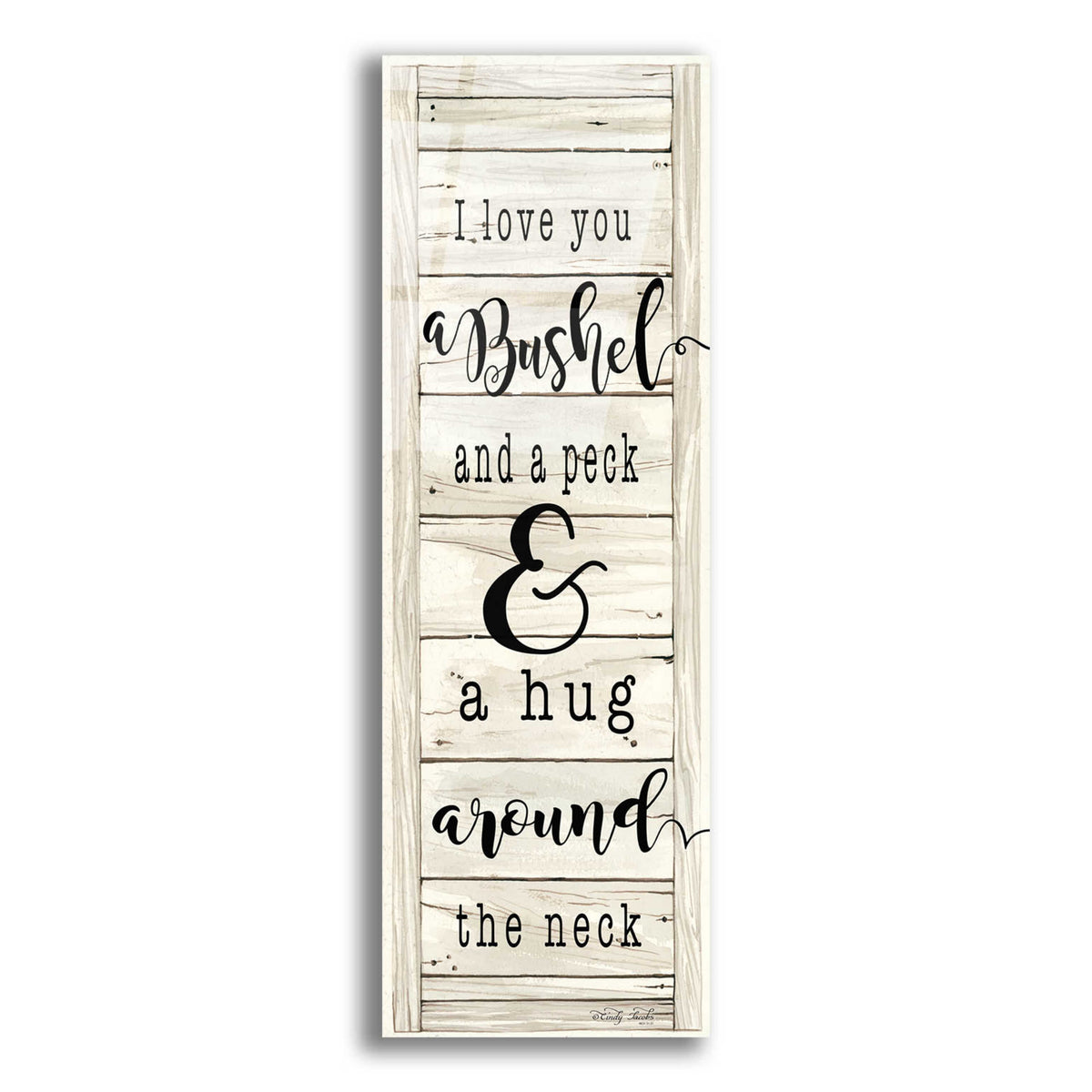 Epic Art 'Hug Around the Neck' by Cindy Jacobs, Acrylic Glass Wall Art