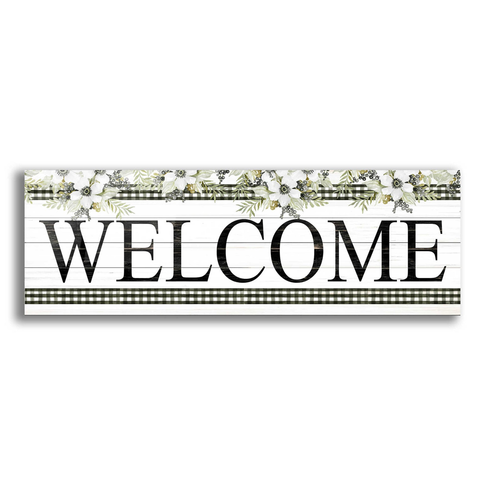 Epic Art 'Welcome' by Cindy Jacobs, Acrylic Glass Wall Art