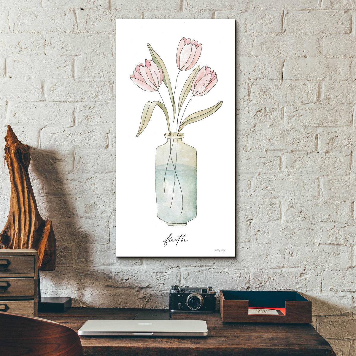 Epic Art 'Faith' by Cindy Jacobs, Acrylic Glass Wall Art,12x24