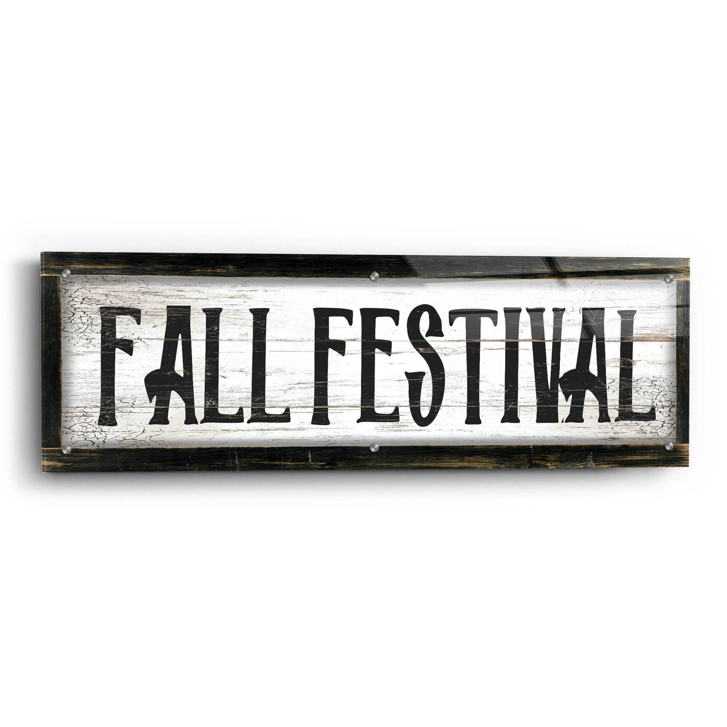 Epic Art 'Fall Festival' by Cindy Jacobs, Acrylic Glass Wall Art,36x12