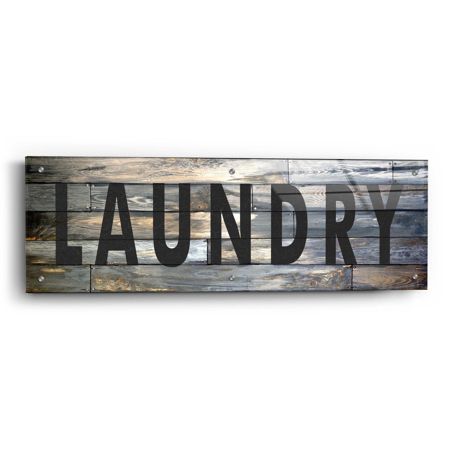 Epic Art 'Laundry' by Cindy Jacobs, Acrylic Glass Wall Art,36x12