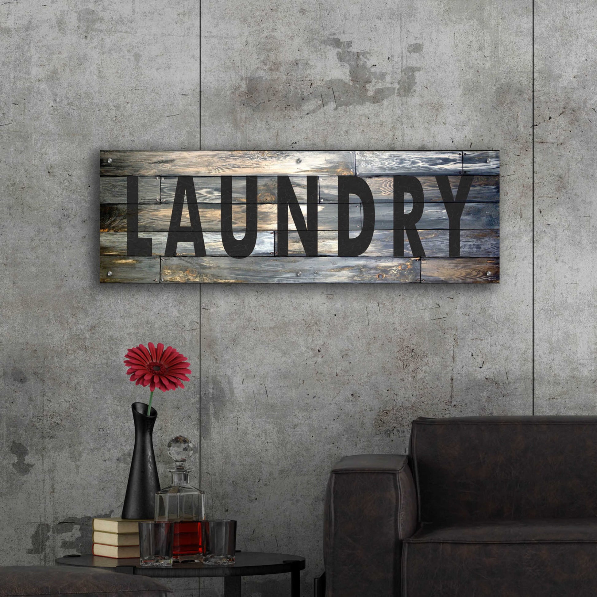 Epic Art 'Laundry' by Cindy Jacobs, Acrylic Glass Wall Art,48x16