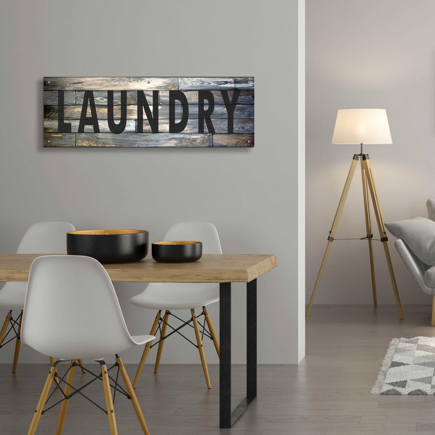 Epic Art 'Laundry' by Cindy Jacobs, Acrylic Glass Wall Art,48x16