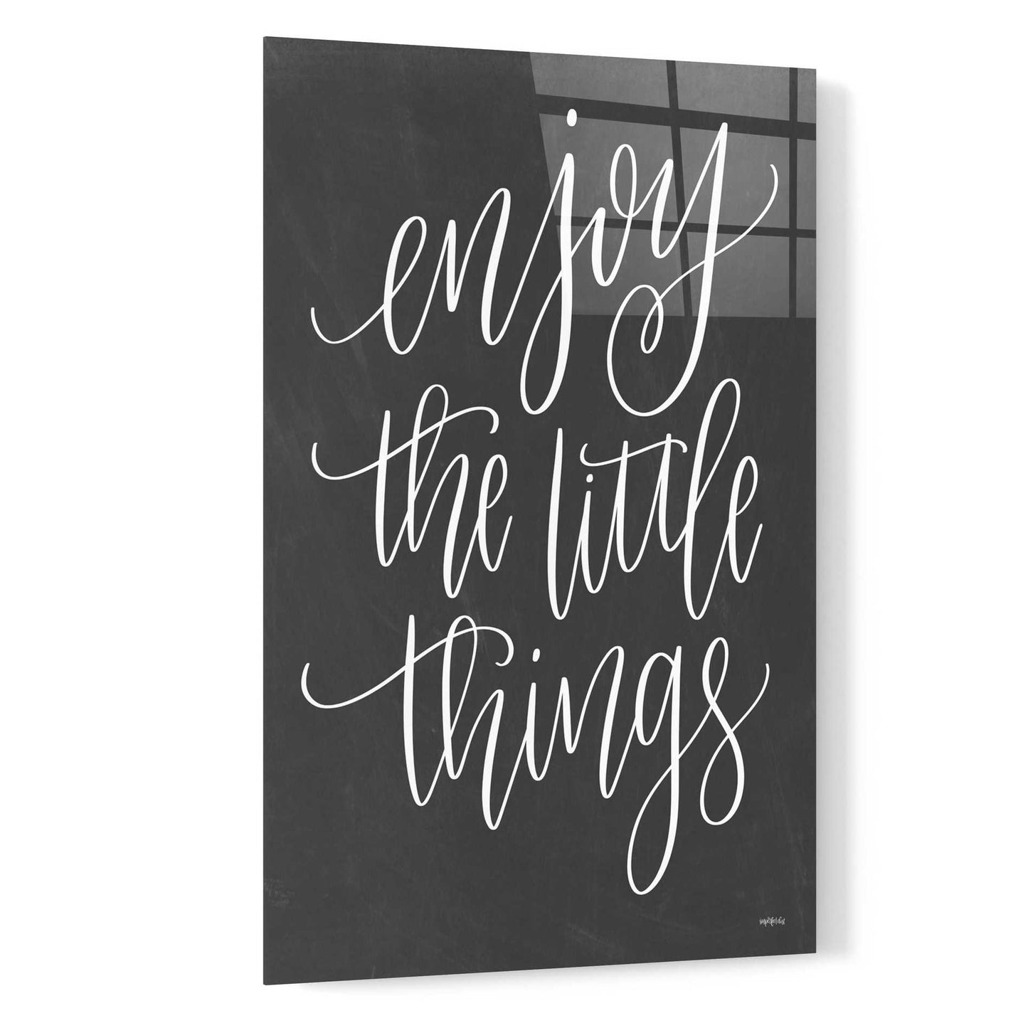 Epic Art 'Enjoy the Little Things' by Imperfect Dust, Acrylic Glass Wall Art,16x24