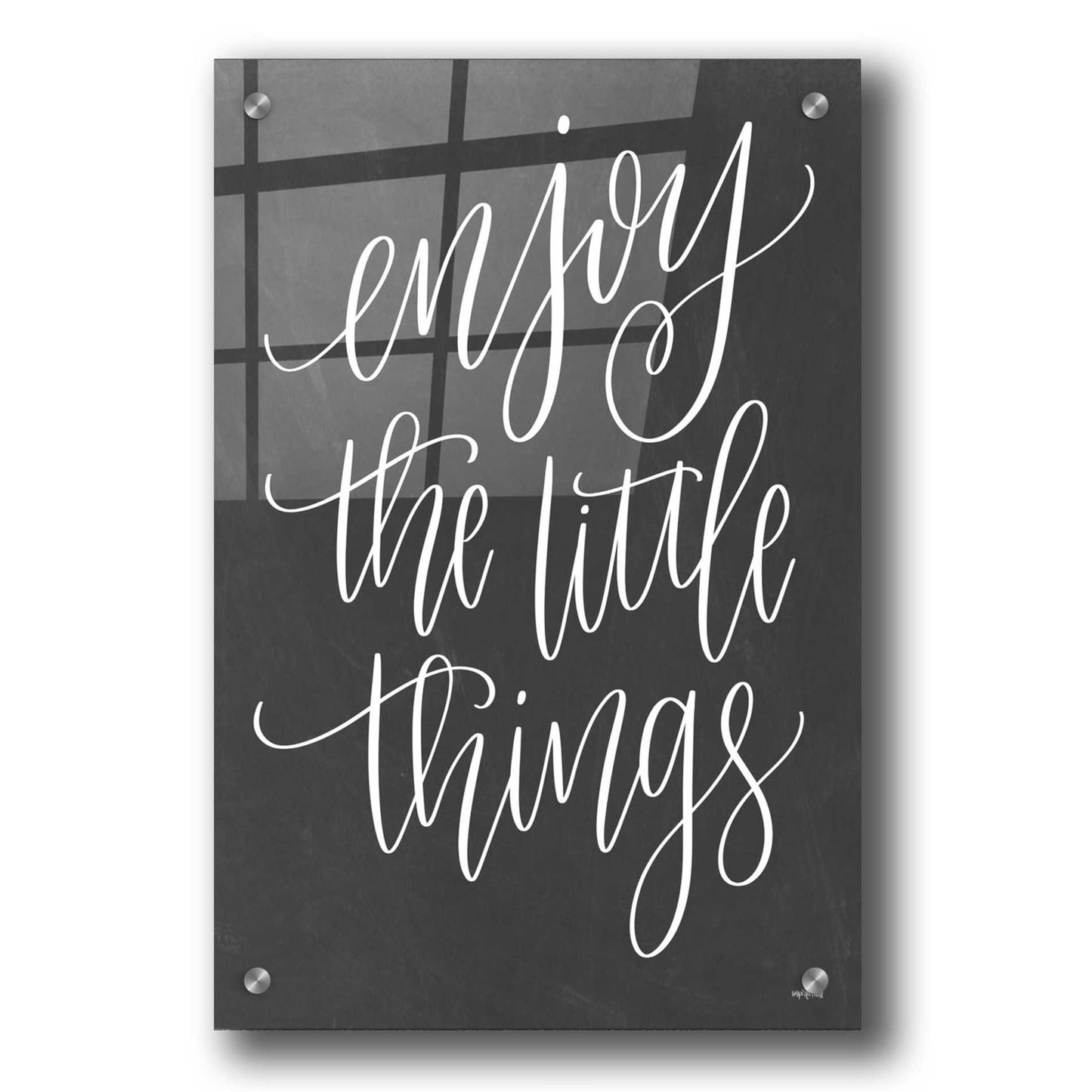 Epic Art 'Enjoy the Little Things' by Imperfect Dust, Acrylic Glass Wall Art,24x36