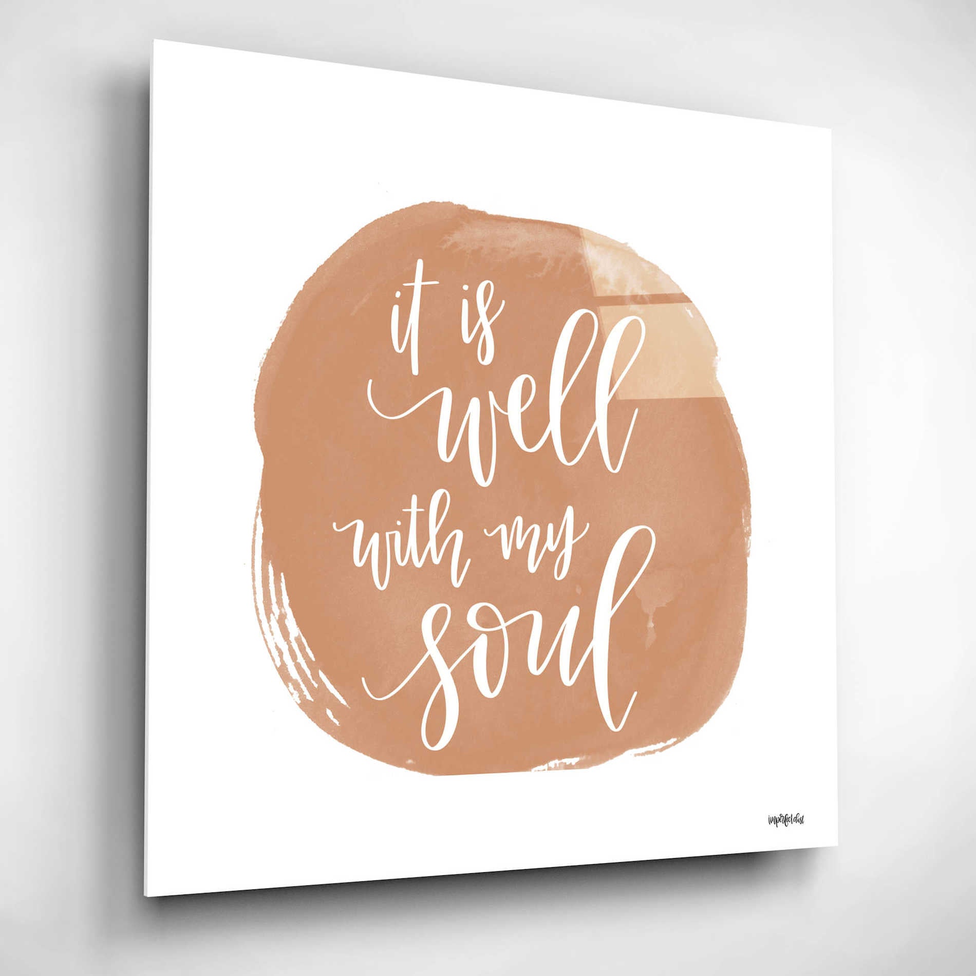 Epic Art 'It is Well With My Soul Square' by Imperfect Dust, Acrylic Glass Wall Art,12x12