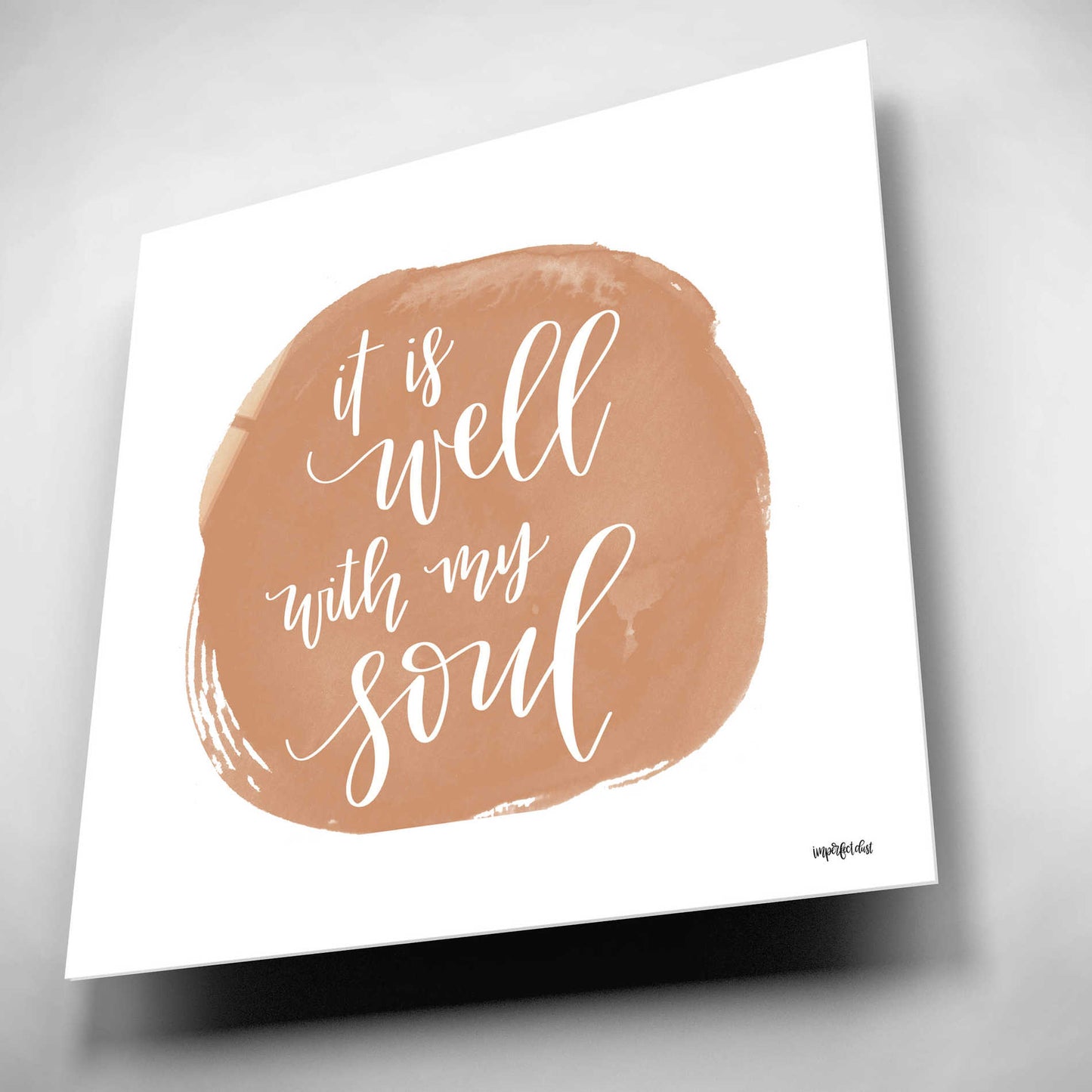 Epic Art 'It is Well With My Soul Square' by Imperfect Dust, Acrylic Glass Wall Art,12x12