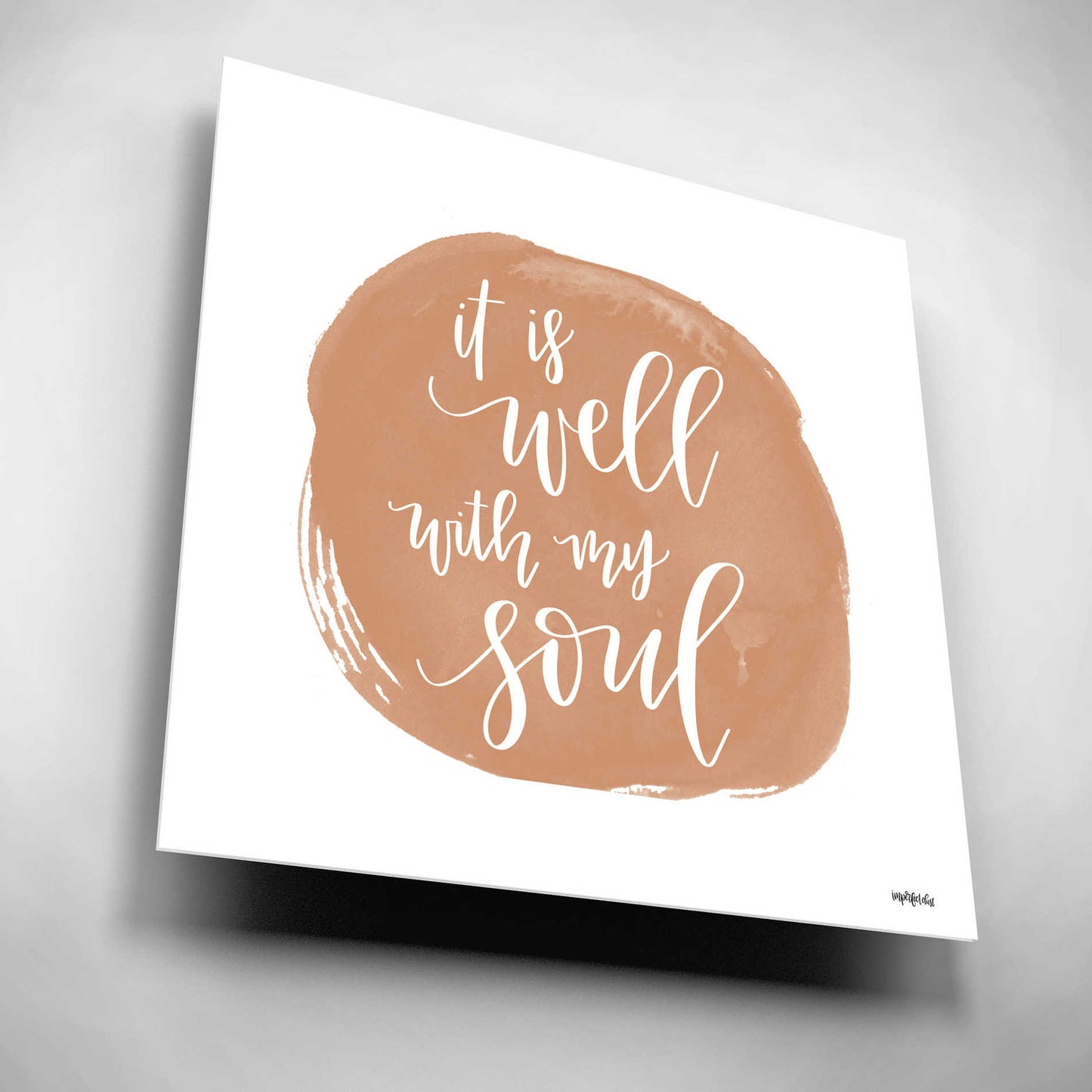 Epic Art 'It is Well With My Soul Square' by Imperfect Dust, Acrylic Glass Wall Art,12x12