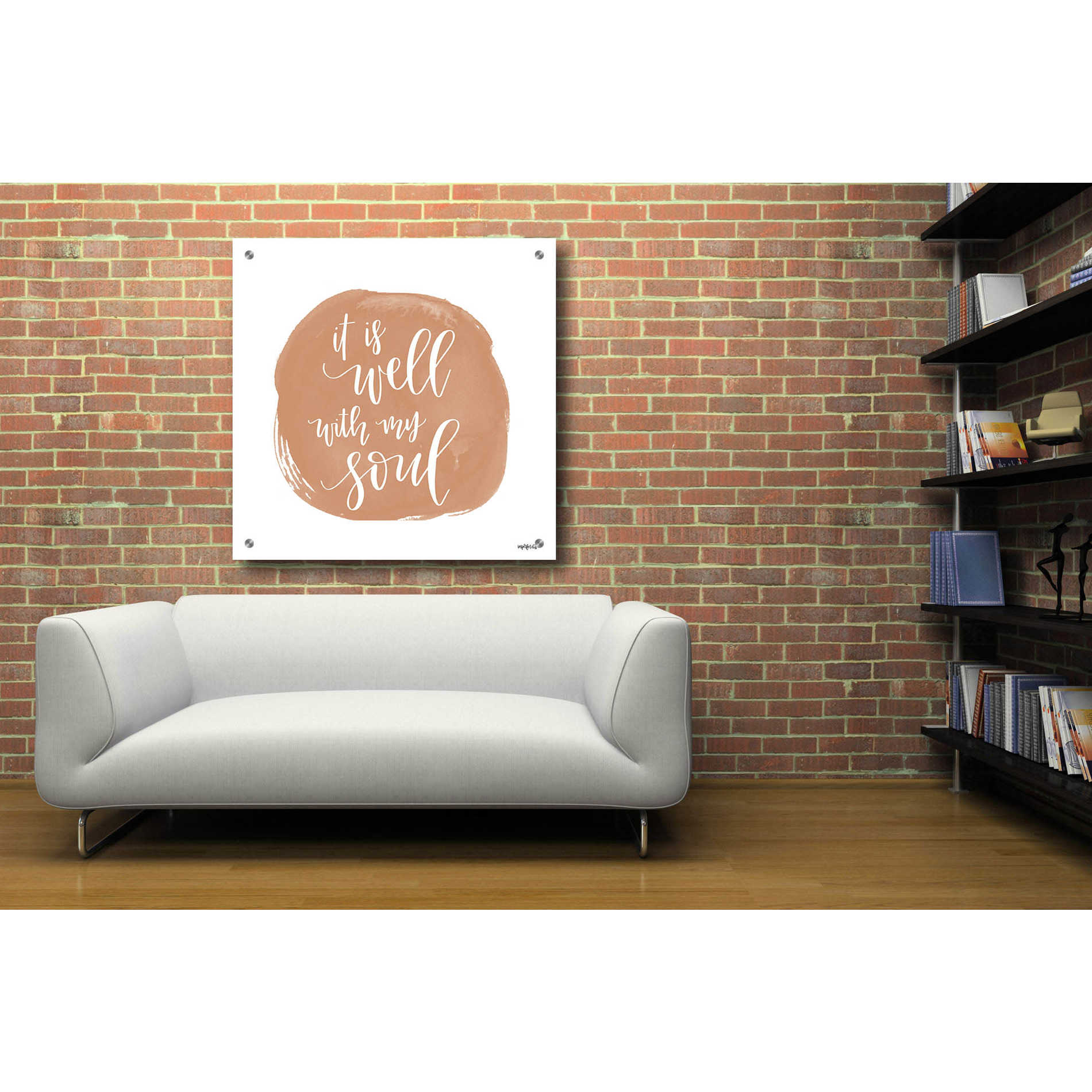 Epic Art 'It is Well With My Soul Square' by Imperfect Dust, Acrylic Glass Wall Art,36x36