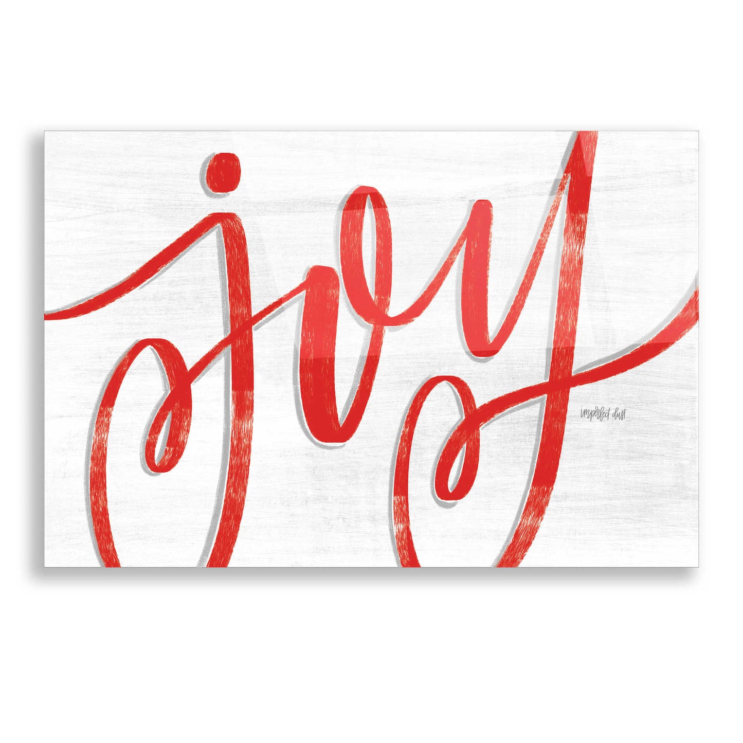 Epic Art 'Joy in Red' by Imperfect Dust, Acrylic Glass Wall Art