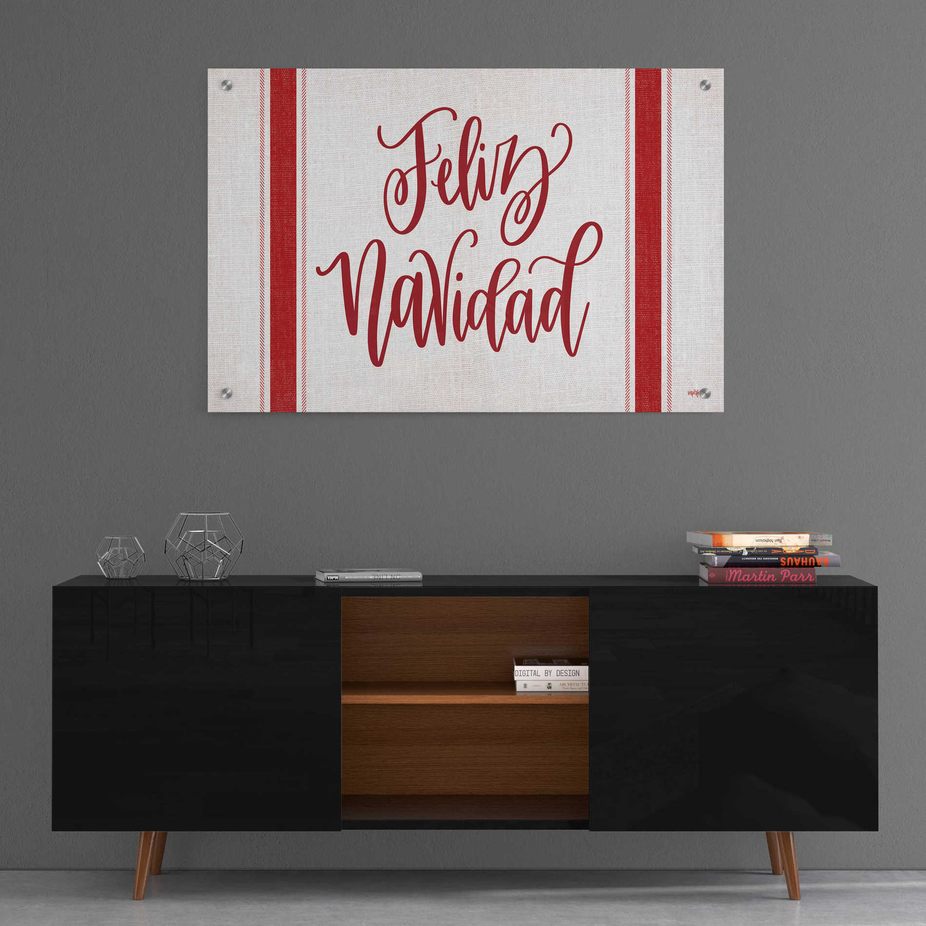 Epic Art 'Feliz Navidad' by Imperfect Dust, Acrylic Glass Wall Art,36x24