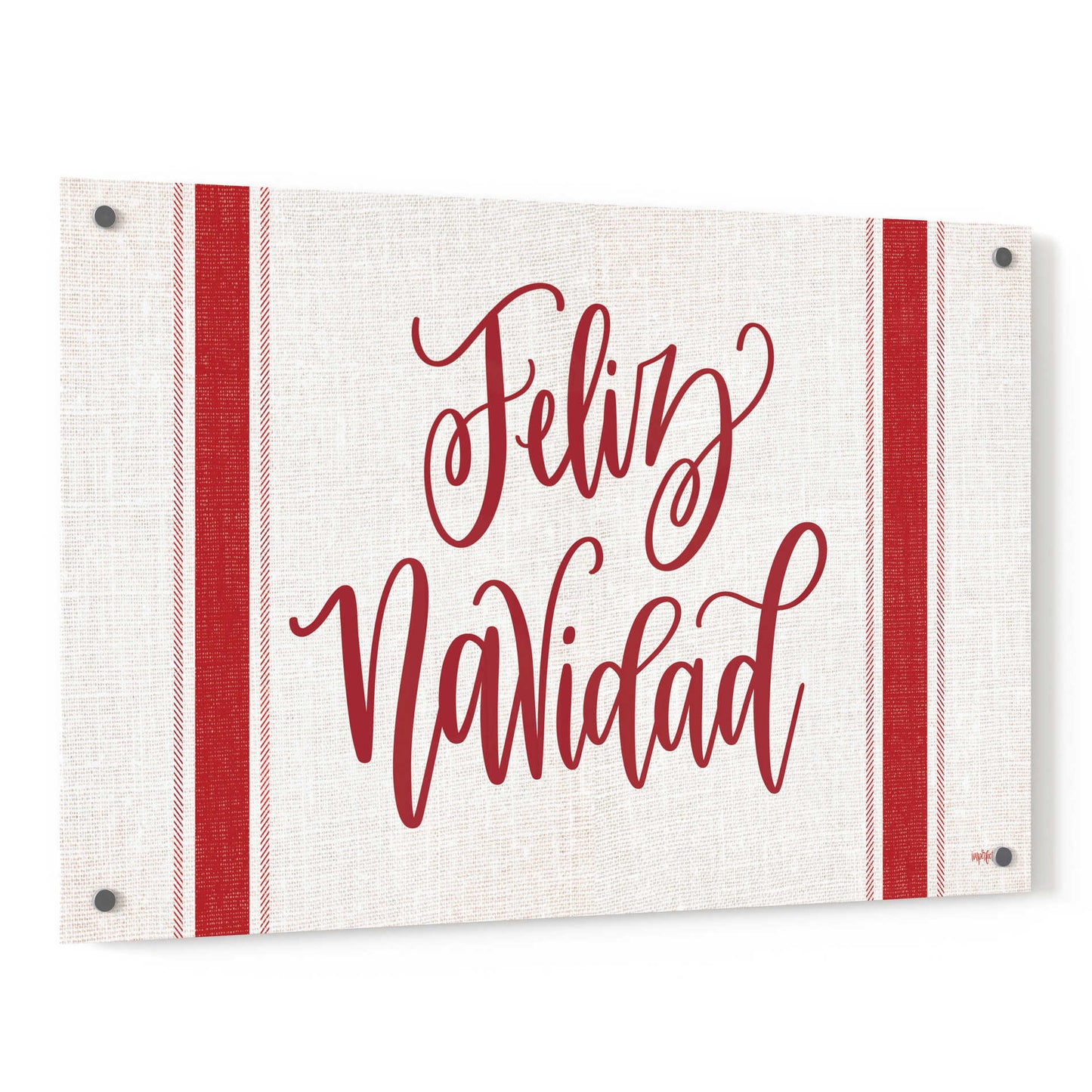 Epic Art 'Feliz Navidad' by Imperfect Dust, Acrylic Glass Wall Art,36x24