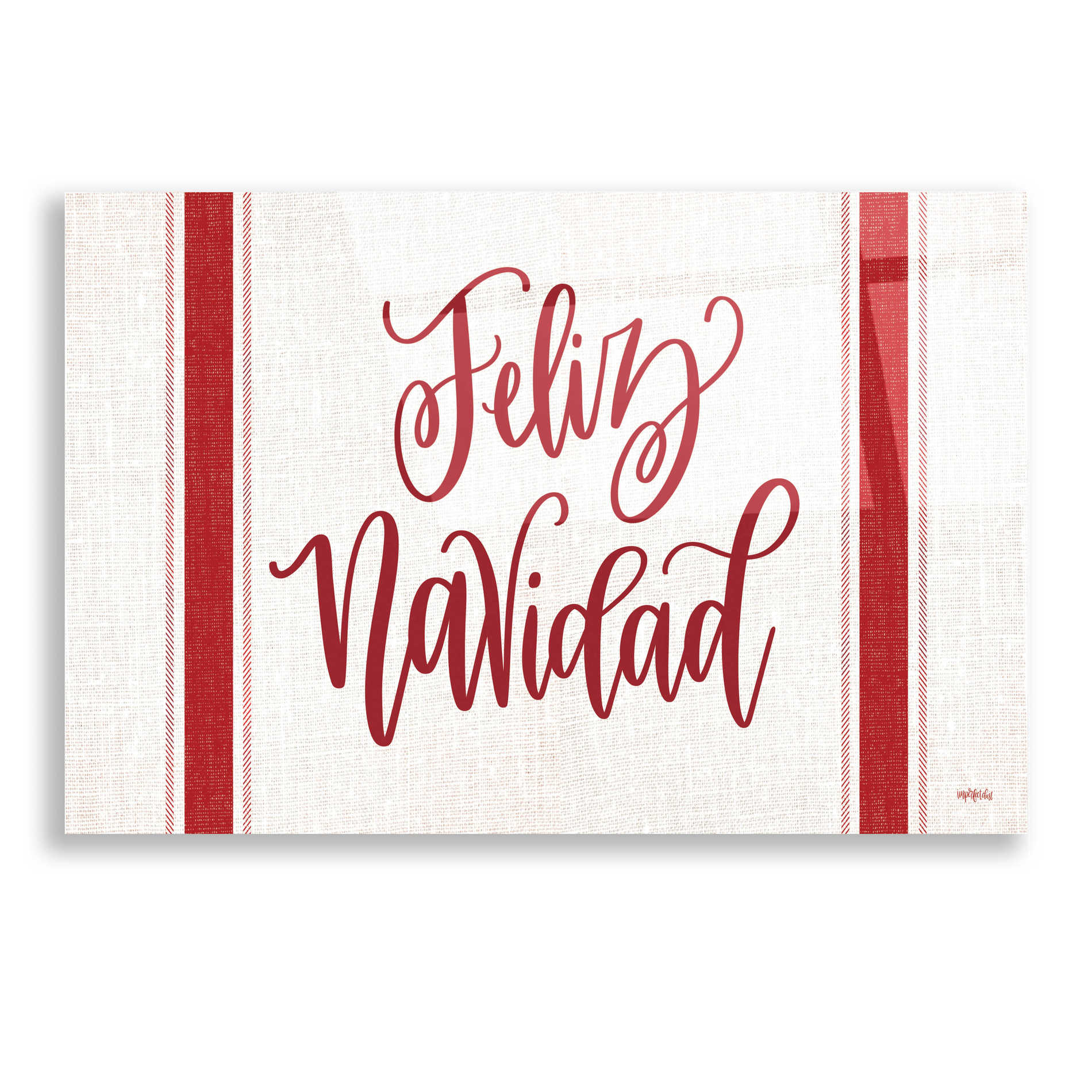 Epic Art 'Feliz Navidad' by Imperfect Dust, Acrylic Glass Wall Art