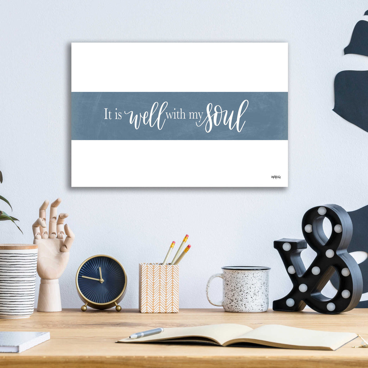 Epic Art 'It is Well With My Soul' by Imperfect Dust, Acrylic Glass Wall Art,16x12