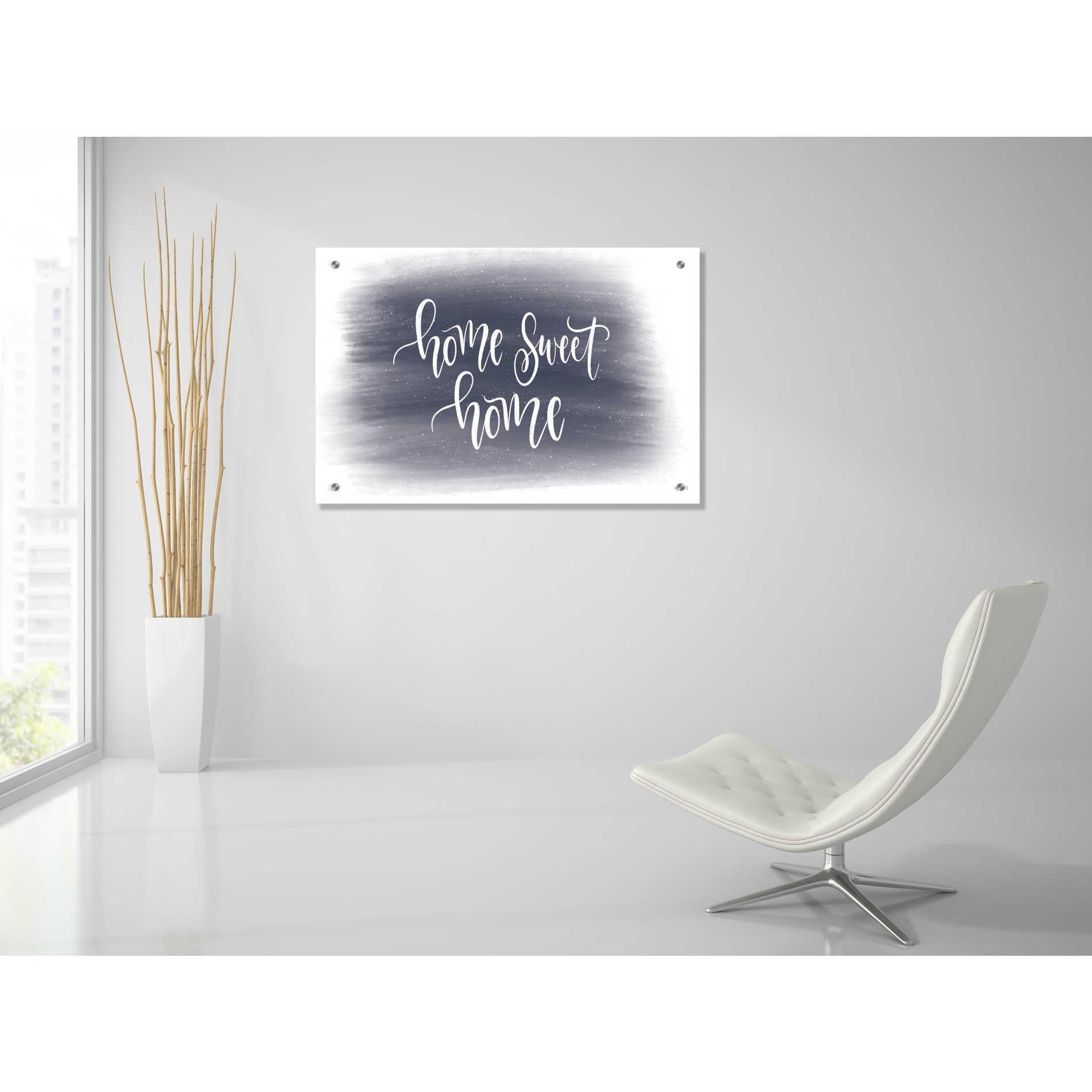 Epic Art 'Home Sweet Home Starry Sky' by Imperfect Dust, Acrylic Glass Wall Art,36x24