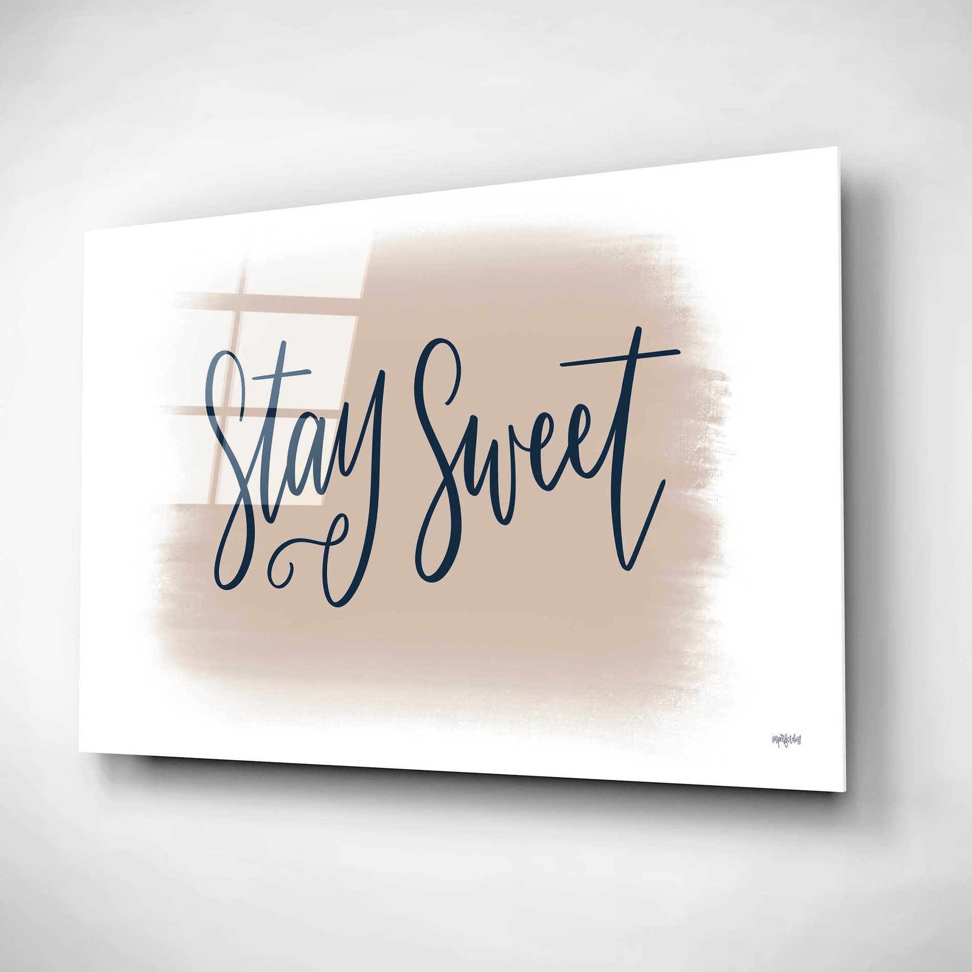 Epic Art 'Stay Sweet' by Imperfect Dust, Acrylic Glass Wall Art,24x16