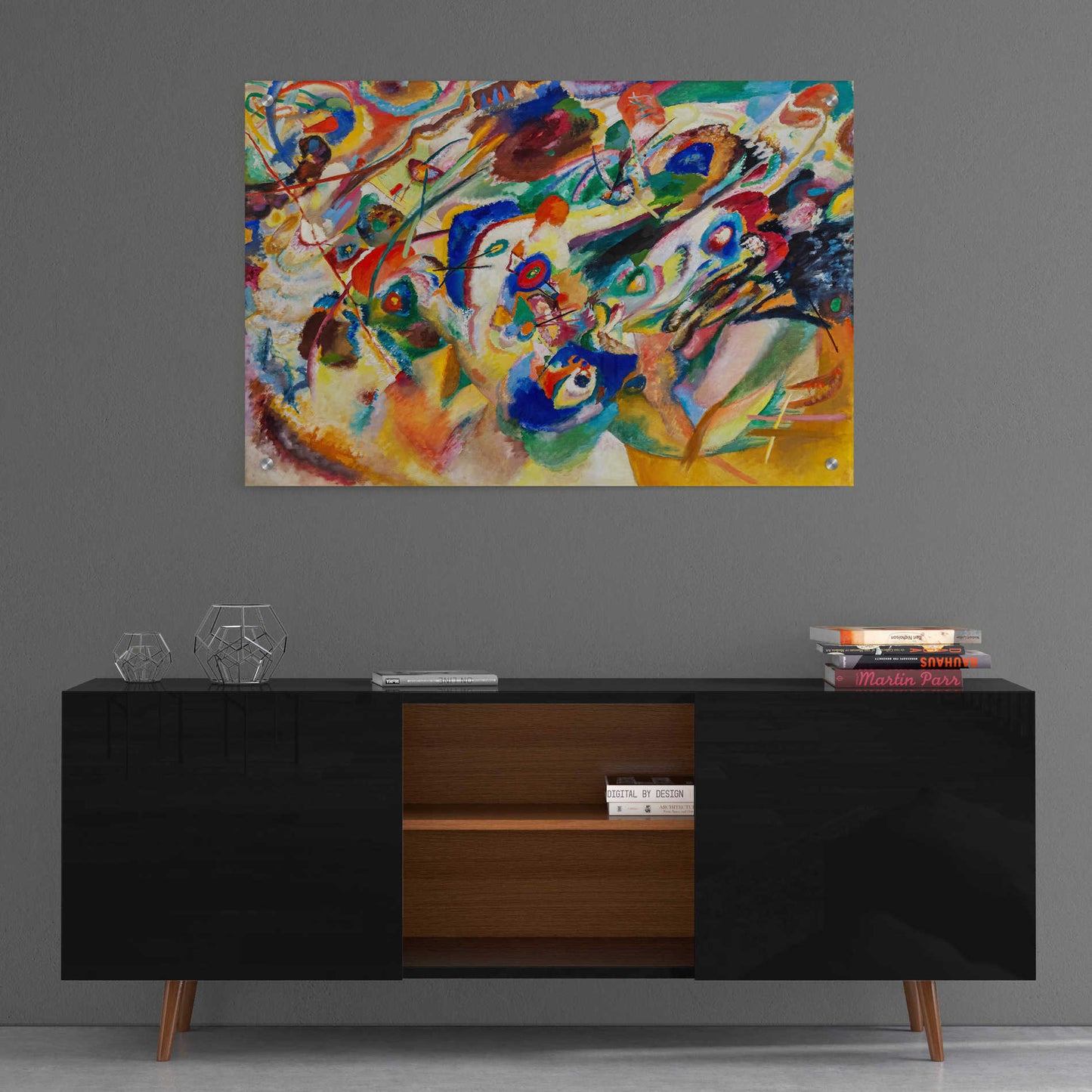 Epic Art 'Sketch 2 for Composition VII' by Wassily Kandinsky, Acrylic Glass Wall Art,36x24