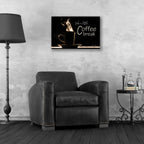 Epic Art 'Take a Little Coffee Break' by Lori Deiter, Acrylic Glass Wall Art,24x16