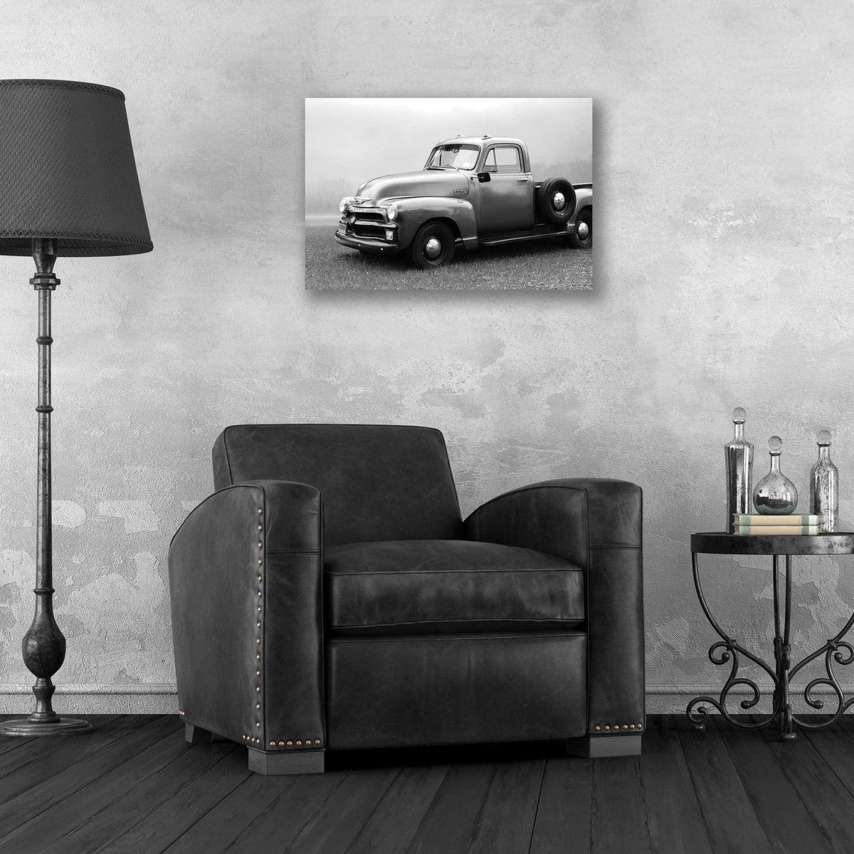 Epic Art '1954 Chevy Pick-Up' by Lori Deiter, Acrylic Glass Wall Art,24x16