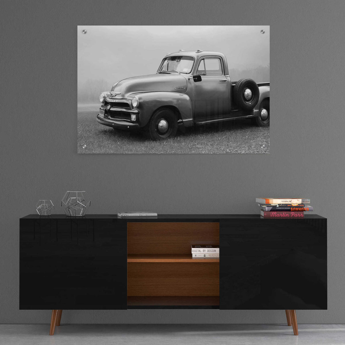 Epic Art '1954 Chevy Pick-Up' by Lori Deiter, Acrylic Glass Wall Art,36x24