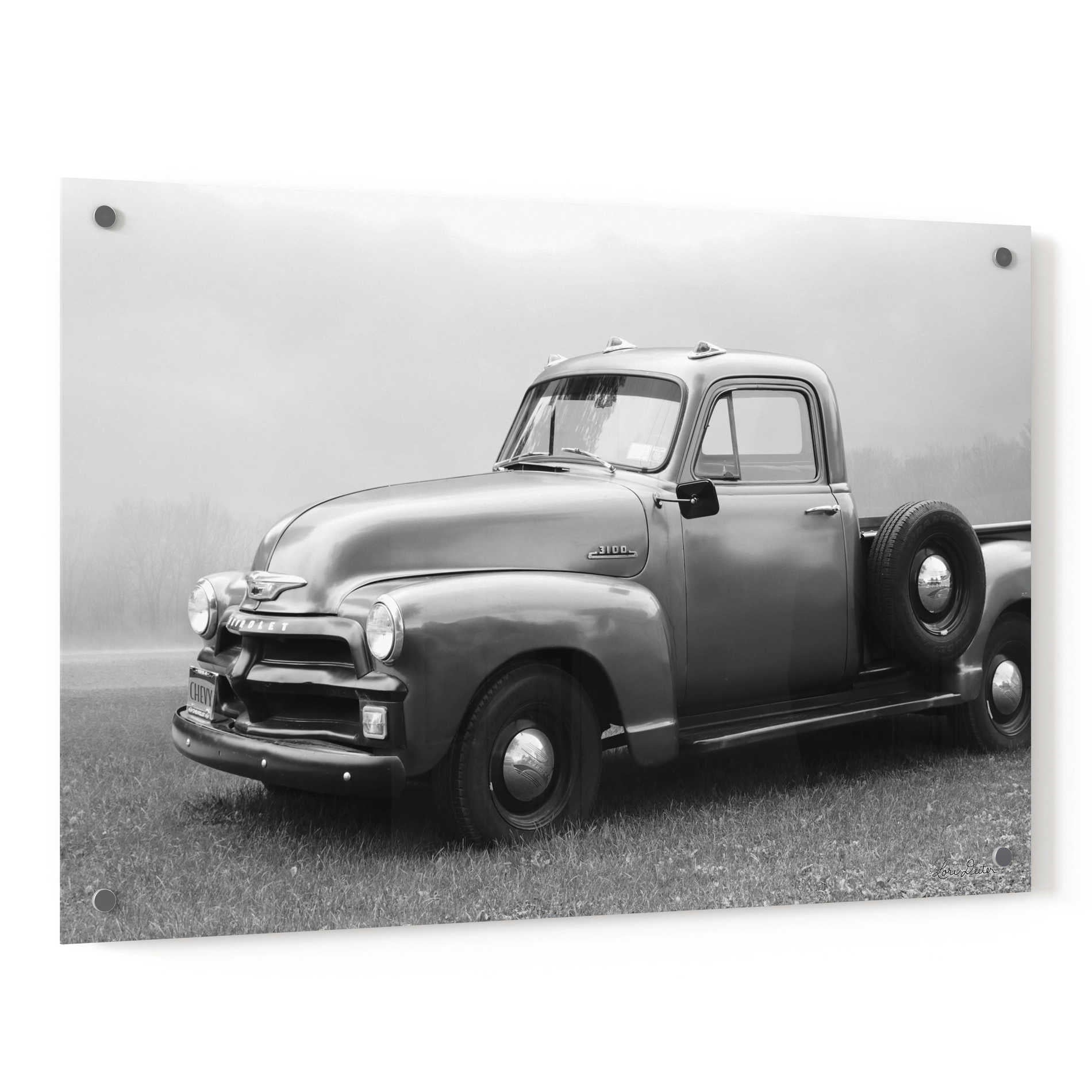 Epic Art '1954 Chevy Pick-Up' by Lori Deiter, Acrylic Glass Wall Art,36x24