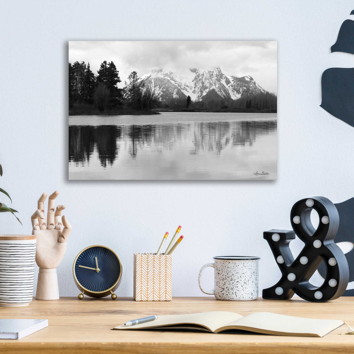 Epic Art 'Oxbow Bend' by Lori Deiter, Acrylic Glass Wall Art,16x12