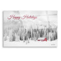 Epic Art 'Rocky Mountains Snow Storm with Barn' by Lori Deiter, Acrylic Glass Wall Art