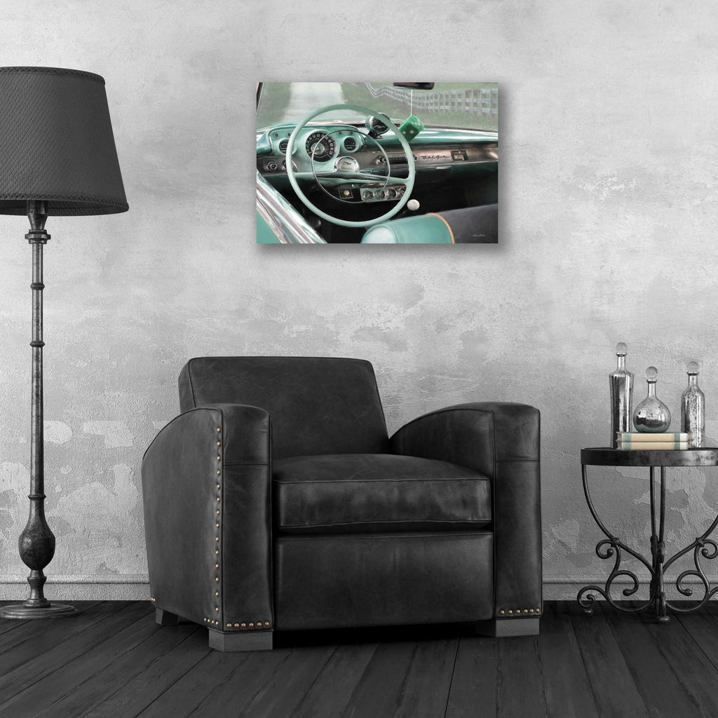 Epic Art '1957 Chevy Bel-Air' by Lori Deiter, Acrylic Glass Wall Art,24x16