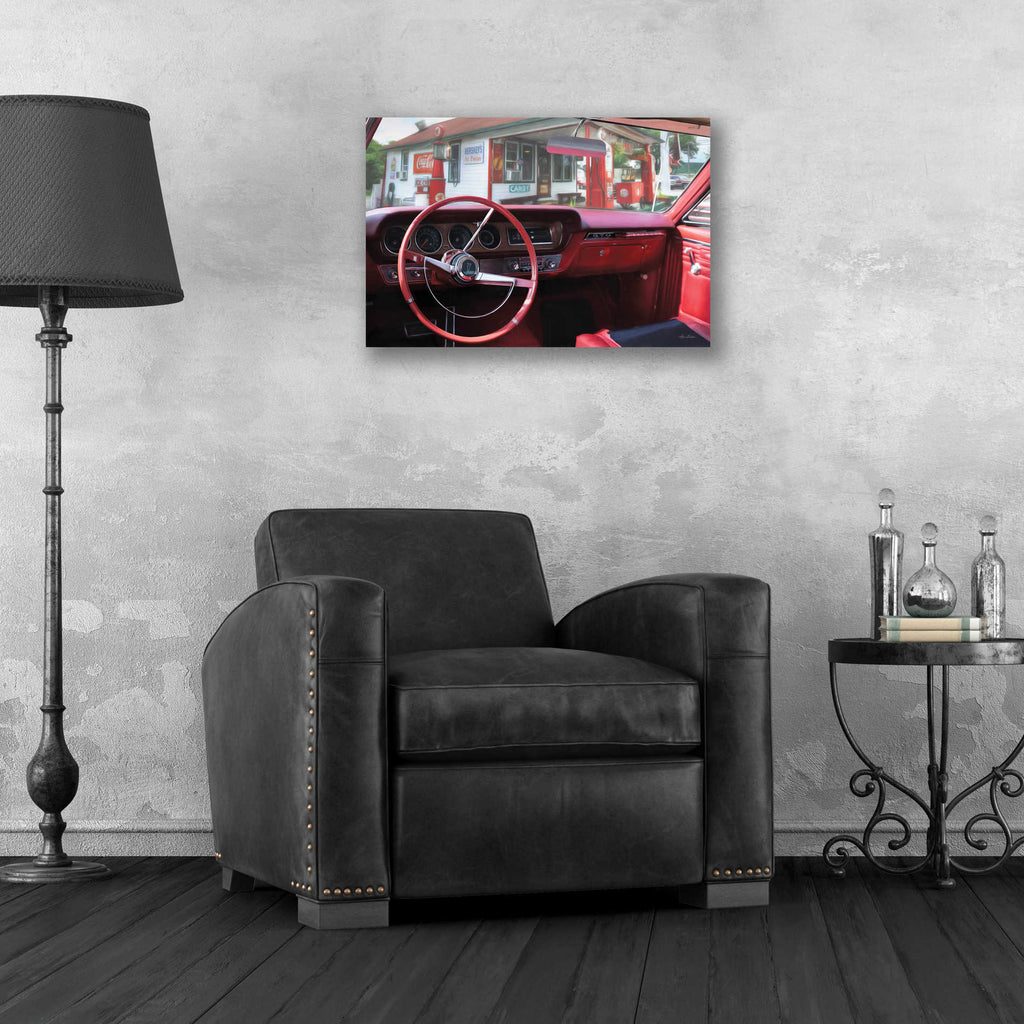 Epic Art 'Pontiac GTO Pitstop' by Lori Deiter, Acrylic Glass Wall Art,24x16