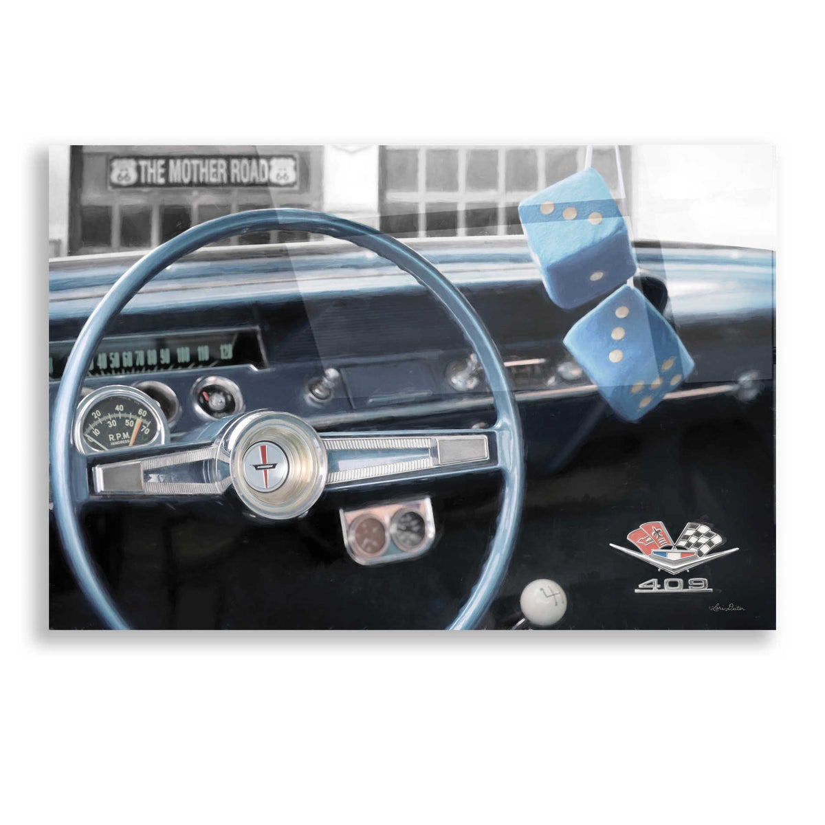 Epic Art 'She's Real Fine' by Lori Deiter, Acrylic Glass Wall Art