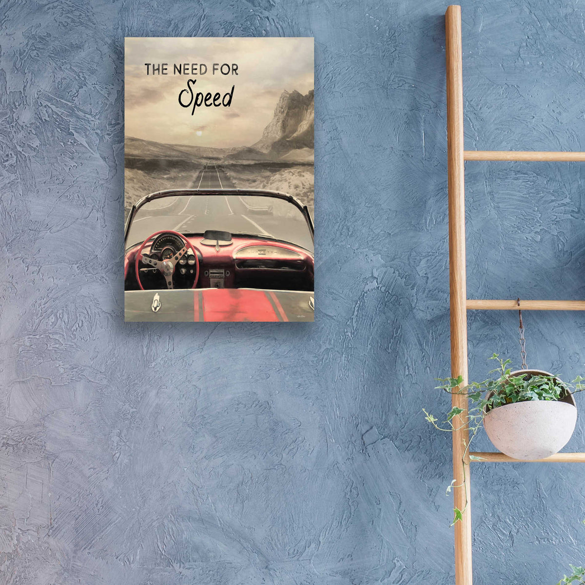 Epic Art 'The Need for Speed' by Lori Deiter, Acrylic Glass Wall Art,16x24