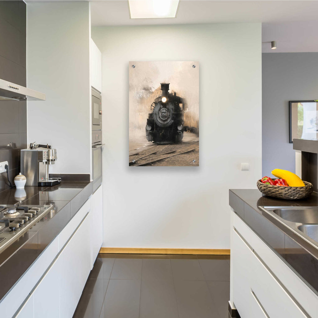 Epic Art 'Durango Train' by Lori Deiter, Acrylic Glass Wall Art,24x36