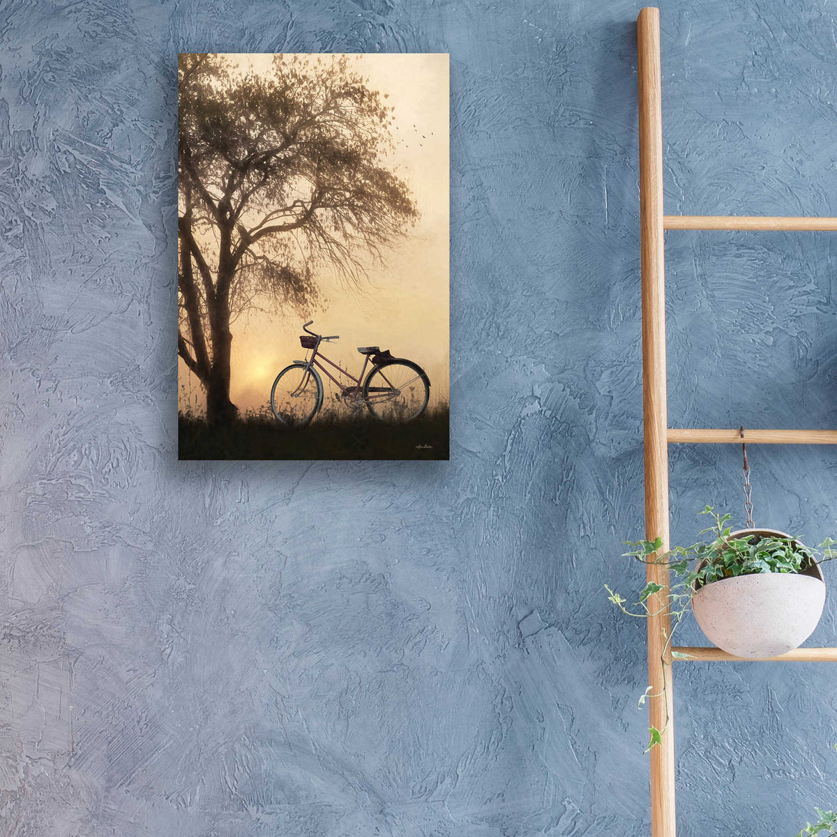 Epic Art 'Foggy Morning Sunrise' by Lori Deiter, Acrylic Glass Wall Art,16x24