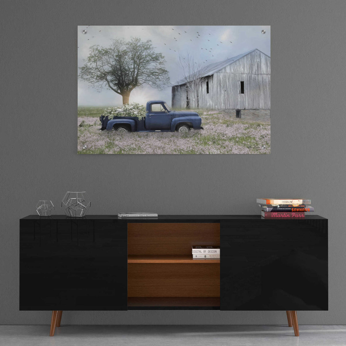 Epic Art 'I Must Have Flowers' by Lori Deiter, Acrylic Glass Wall Art,36x24