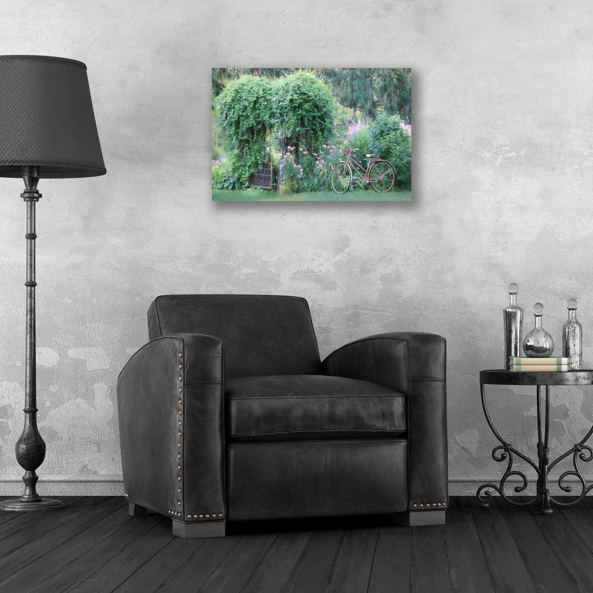 Epic Art 'Summer Greens' by Lori Deiter, Acrylic Glass Wall Art,24x16