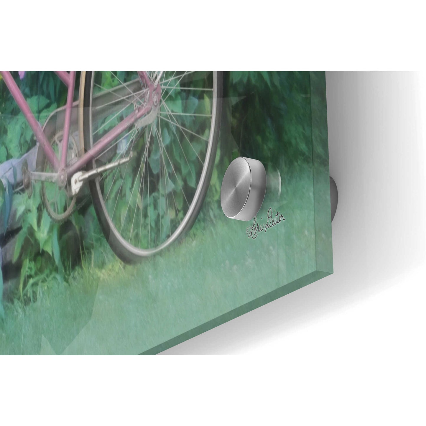 Epic Art 'Summer Greens' by Lori Deiter, Acrylic Glass Wall Art,36x24
