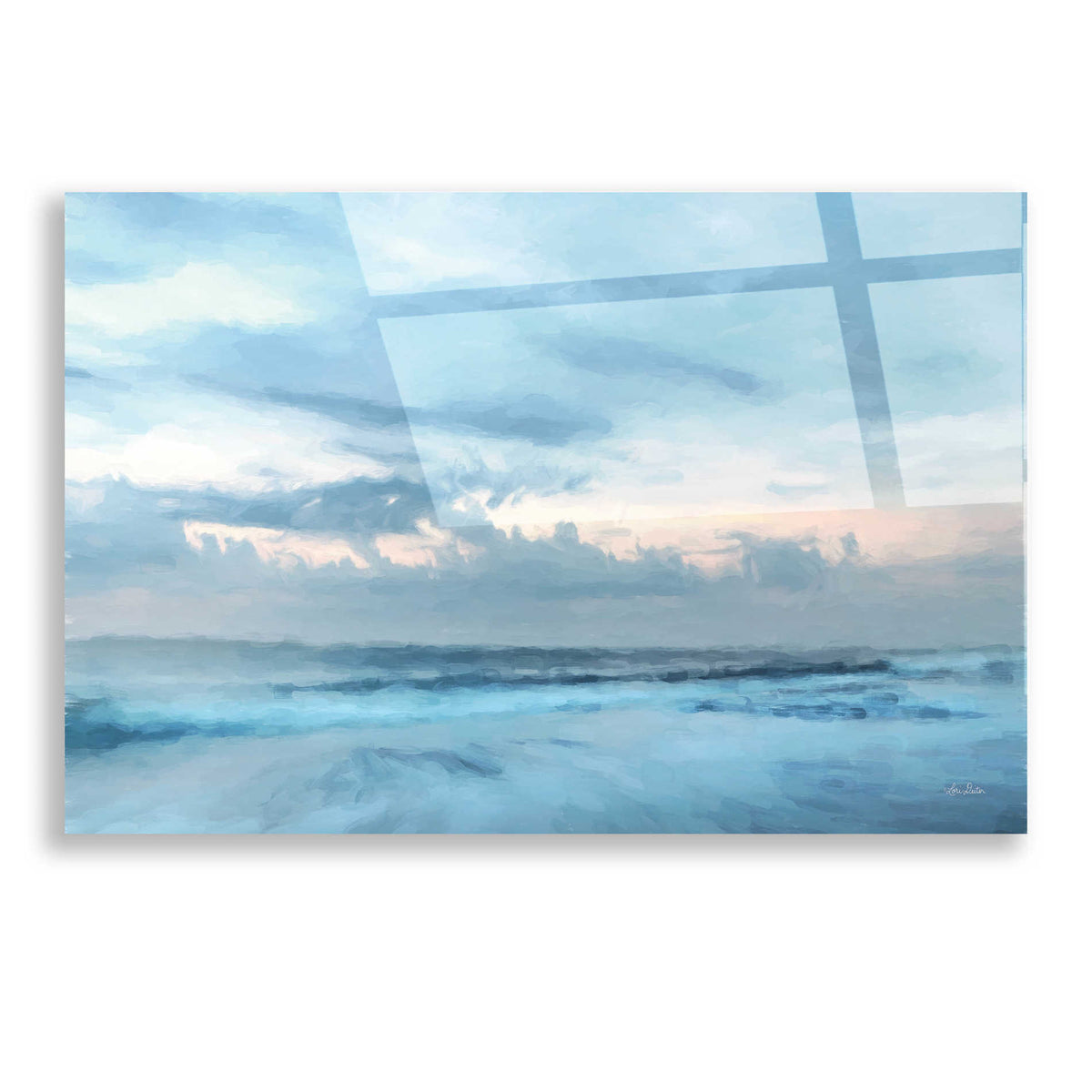 Epic Art 'Dewey Beach Abstract' by Lori Deiter, Acrylic Glass Wall Art